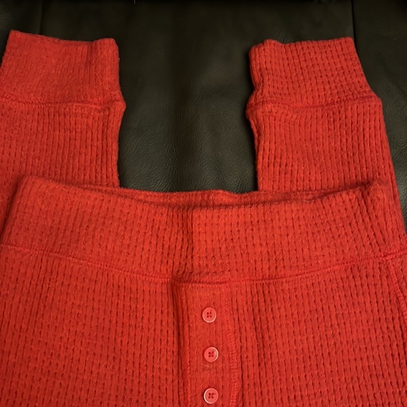 New price! Aerie red pj leggings-size small! EUC $15! - Picture 5 of 6